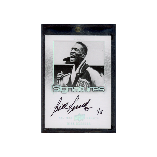 Bill Russell 2013 Upper Deck All-Time Greats Signatures Auto /5