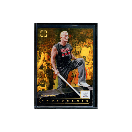 The Sandman 2024 Panini Photogenic WWE Gold /10