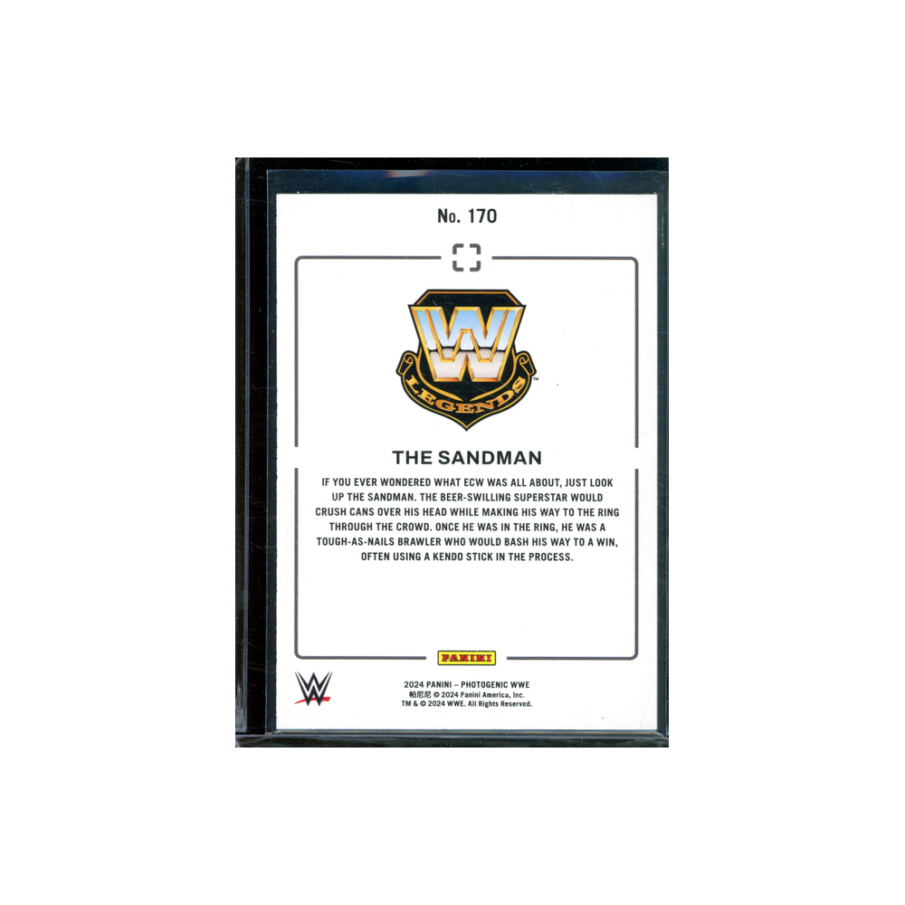 The Sandman 2024 Panini Photogenic WWE Gold /10