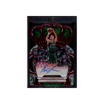 Saras Jasikevicius 2024-25 Panini Crown Royale Euroleague Basketball Auto /25