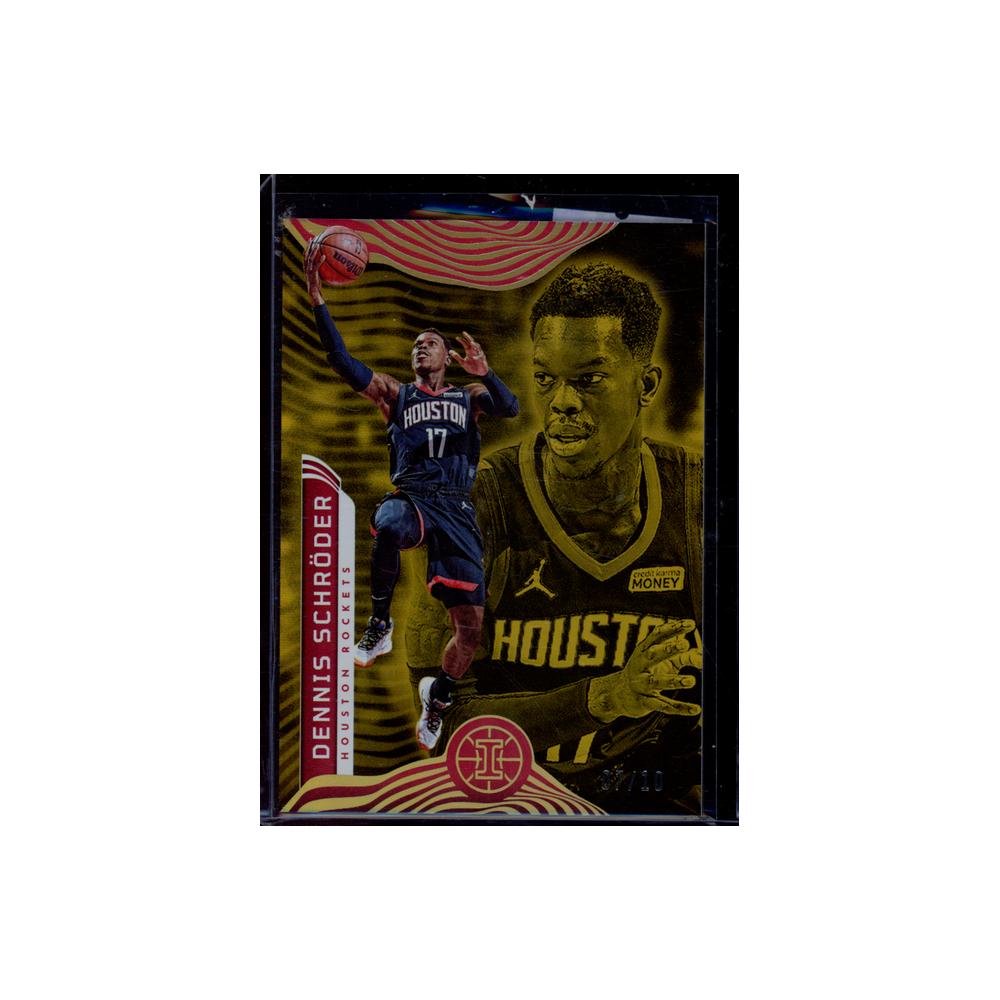 Dennis Schröder 2021-22 Panini Illusions Basketball Gold /10