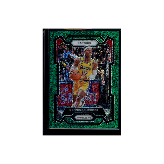 Dennis Schröder 2023-24 Panini Prizm Basketball Green Sparkle /8