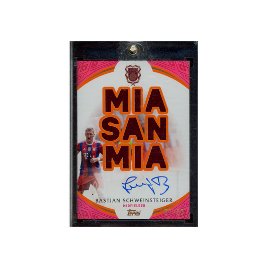 Bastian Schweinsteiger Bayern München 125 Years Mia San Mia Patch Auto /33