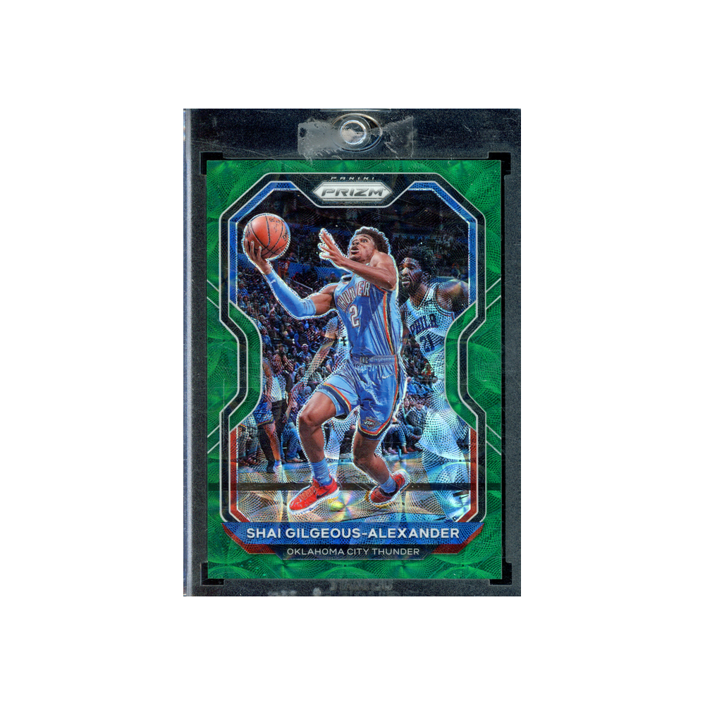 Shai Gilgeous-Alexander 2020-21 Panini Prizm Basketball Green Choice Prizm /8