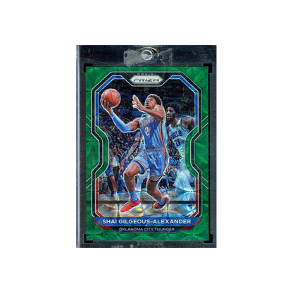 Shai Gilgeous-Alexander 2020-21 Panini Prizm Basketball Green Choice Prizm /8