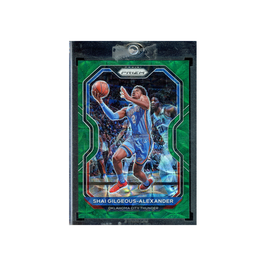 Shai Gilgeous-Alexander 2020-21 Panini Prizm Basketball Green Choice Prizm /8
