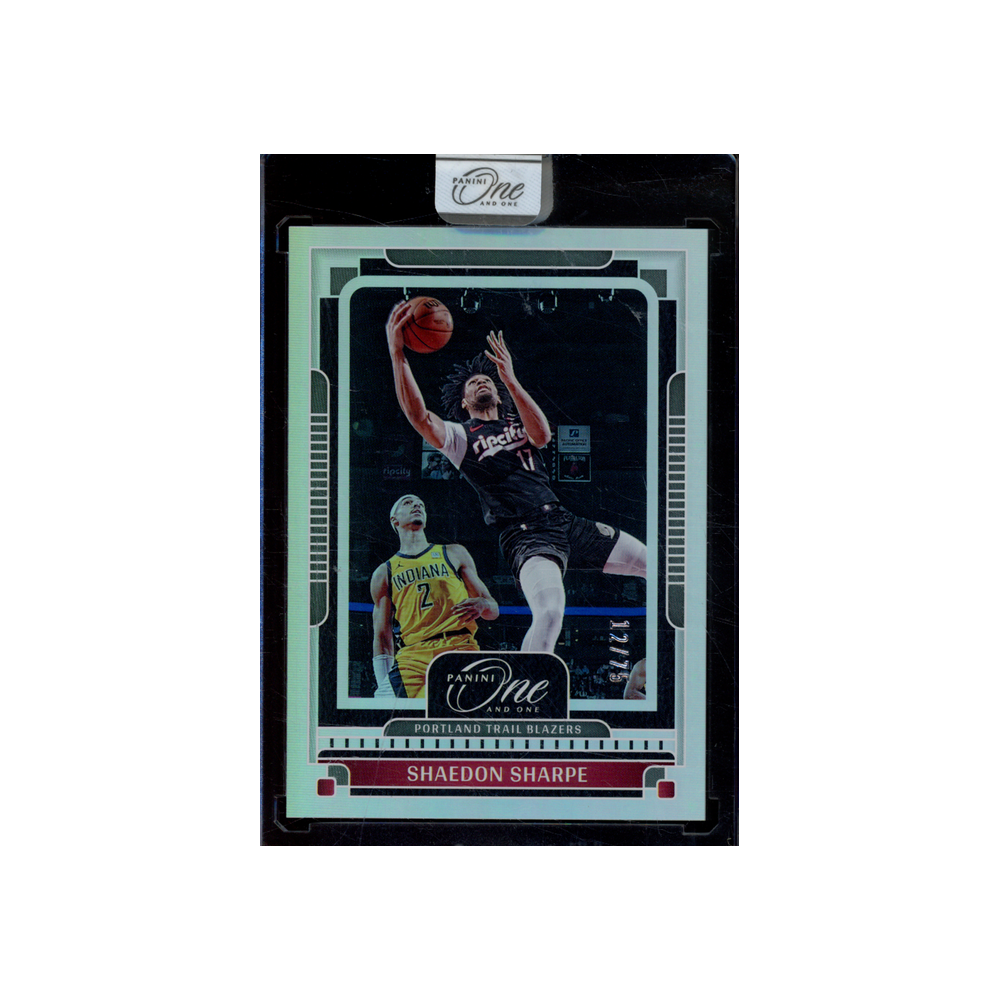Shaedon Sharpe 2024-25 Panini One and One Basketball Silver /75
