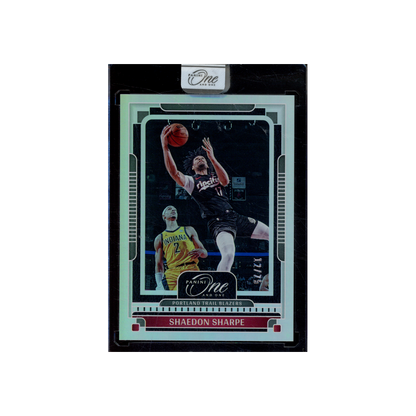 Shaedon Sharpe 2024-25 Panini One and One Basketball Silver /75