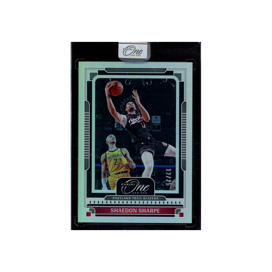 Shaedon Sharpe 2024-25 Panini One and One Basketball Silver /75