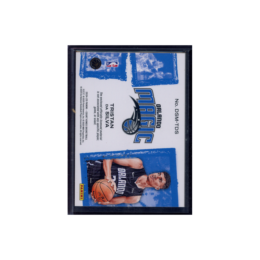 Tristan Da Silva 2024-25 Panini Court Kings Basketball Rookie Swatches
