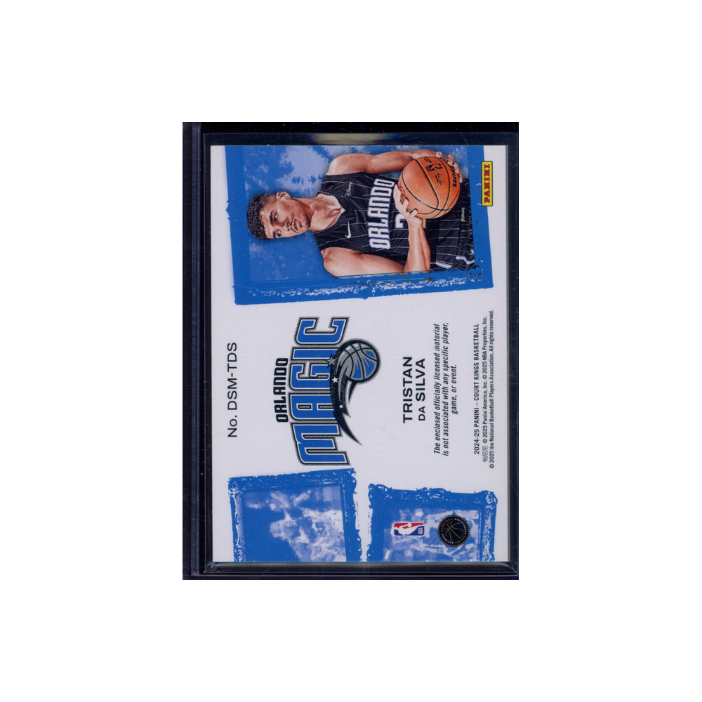 Tristan Da Silva 2024-25 Panini Court Kings Basketball Rookie Swatches