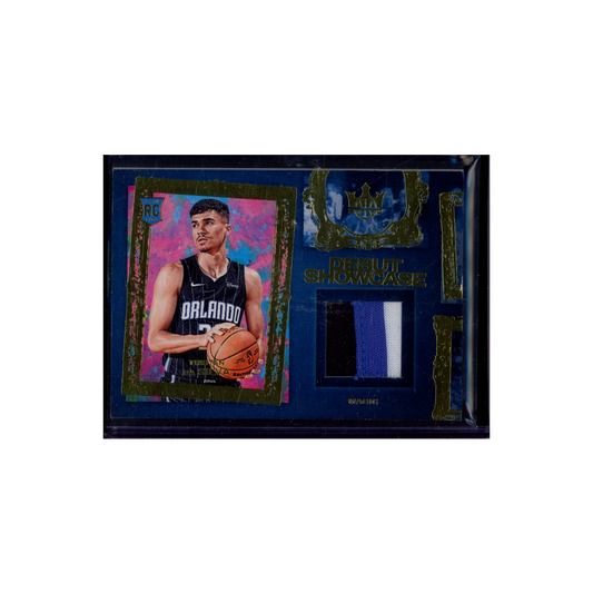 Tristan Da Silva 2024-25 Panini Court Kings Basketball Rookie Swatches