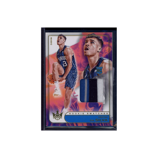 Tristan Da Silva 2024-25 Panini Court Kings Basketball Rookie Swatches