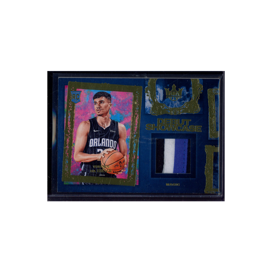 Tristan Da Silva 2024-25 Panini Court Kings Basketball Rookie Swatches