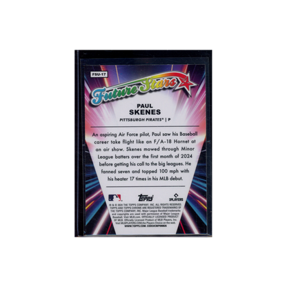Paul Skenes 2024 Topps Chrome Future Stars Refractor Rookie