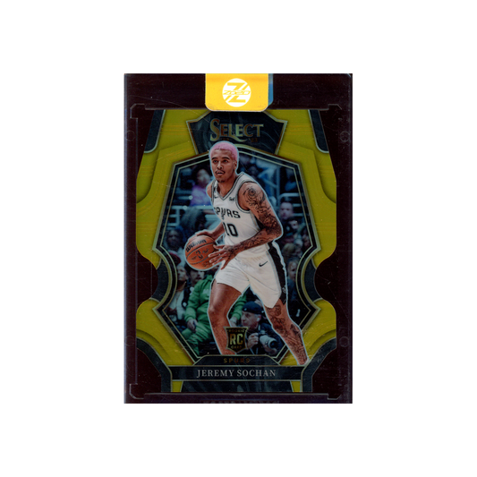 Jeremy Sochan 2022-23 Panini Select Basketball Gold Die-Cut Rookie /10