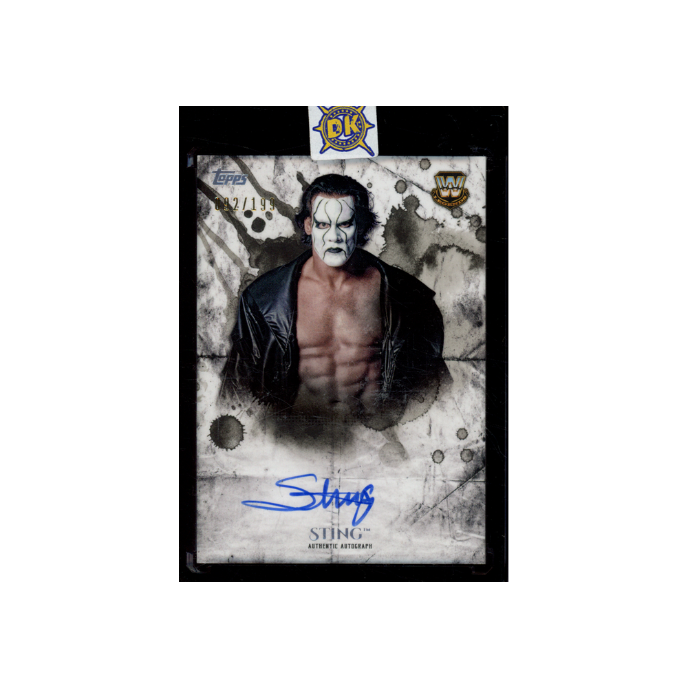 Sting 2018 Topps WWE Undisputed Auto /199