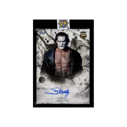 Sting 2018 Topps WWE Undisputed Auto /199