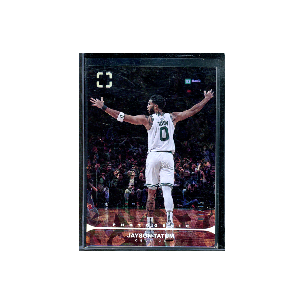 Jayson Tatum 2021-22 Panini Photogenic Basketball Diamond Anniversary /75