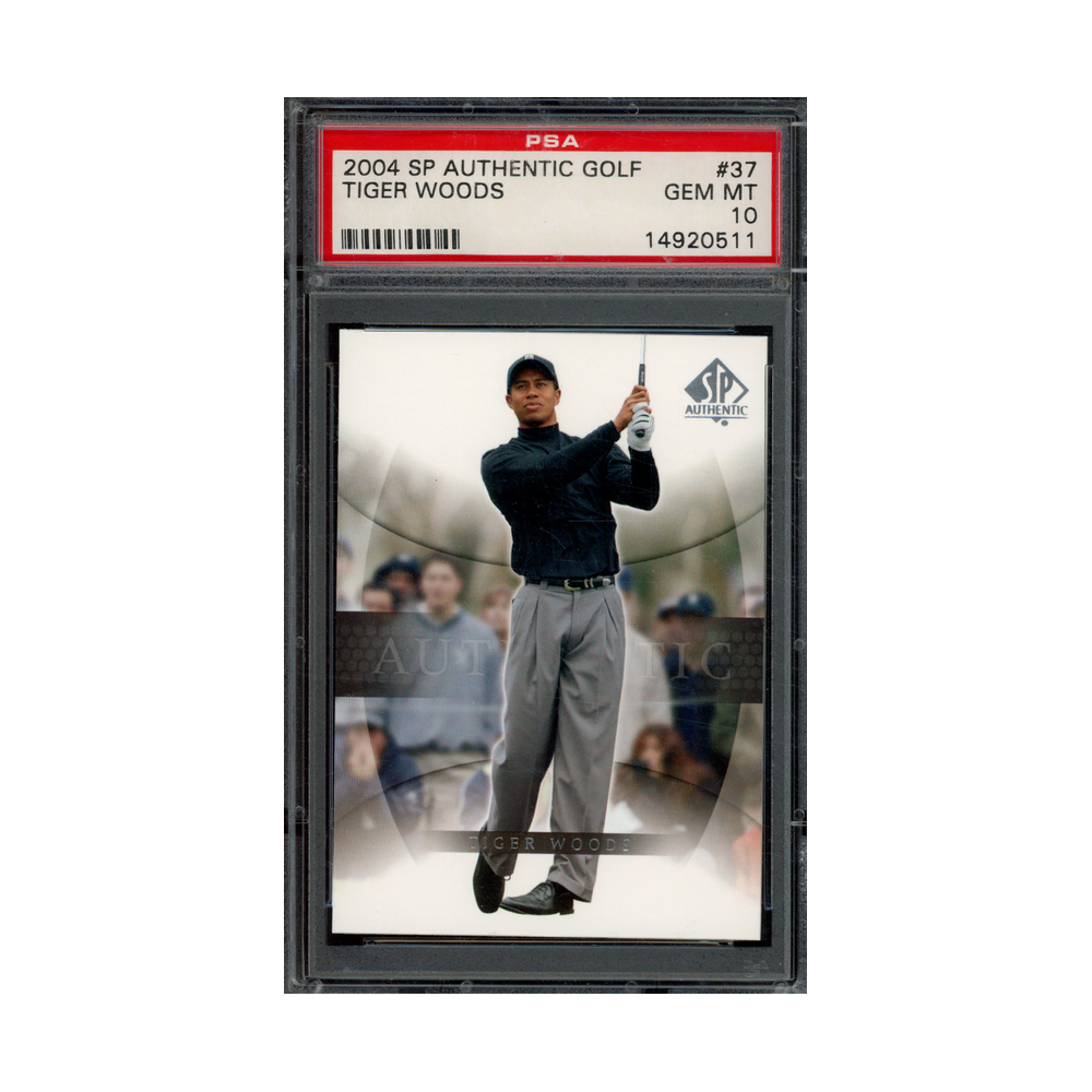 Tiger Woods 2004 SP Authentic Golf PSA 10