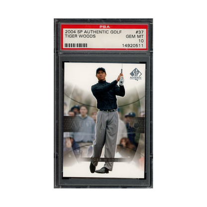 Tiger Woods 2004 SP Authentic Golf PSA 10