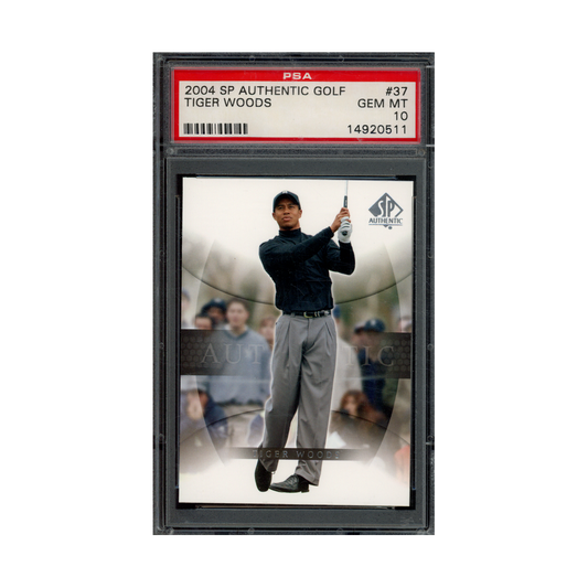 Tiger Woods 2004 SP Authentic Golf PSA 10