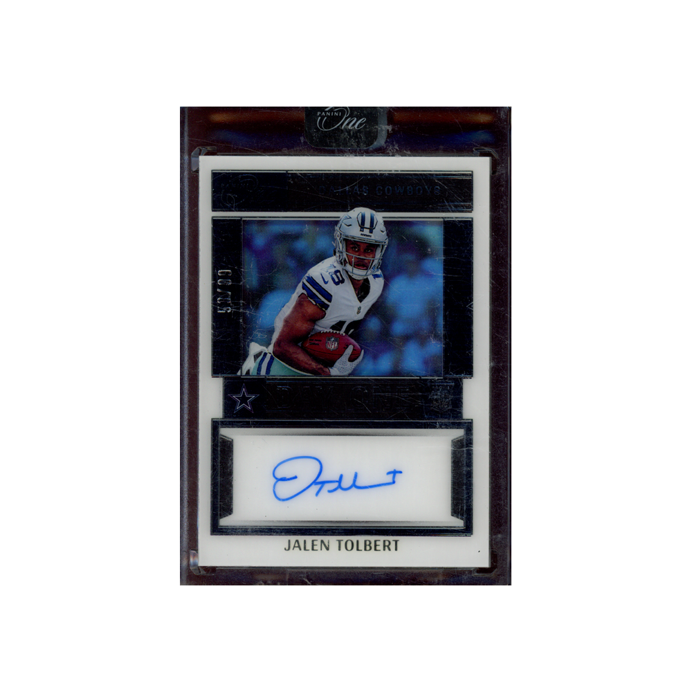 Jalen Tolbert 2022 Panini One Football Day One Rookie Auto /99