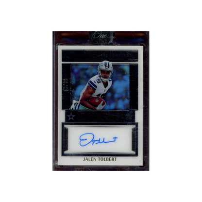 Jalen Tolbert 2022 Panini One Football Day One Rookie Auto /99