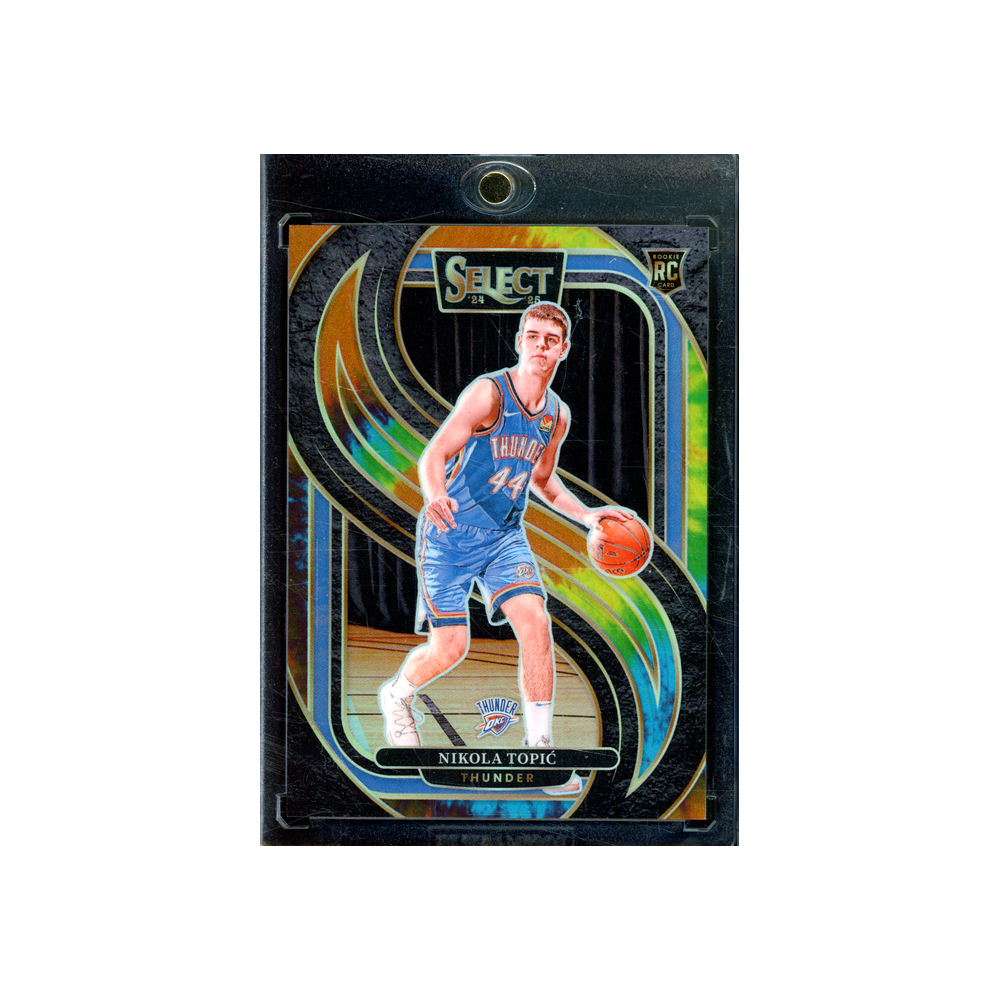 Nikola Topic 2024-25 Panini Select Basketball Tie-Dye Rookie /25