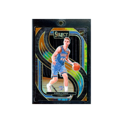 Nikola Topic 2024-25 Panini Select Basketball Tie-Dye Rookie /25