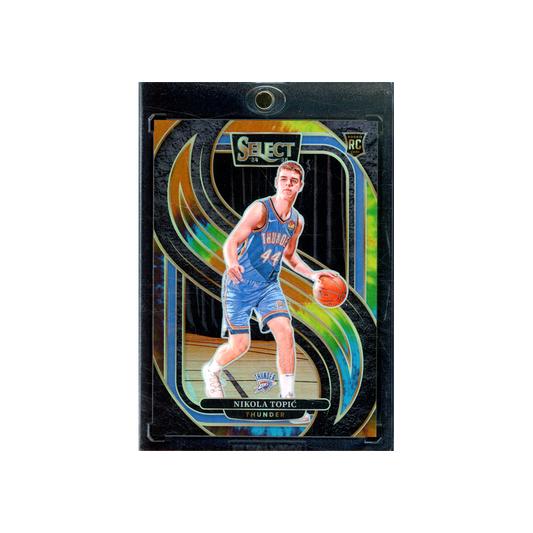 Nikola Topic 2024-25 Panini Select Basketball Tie-Dye Rookie /25