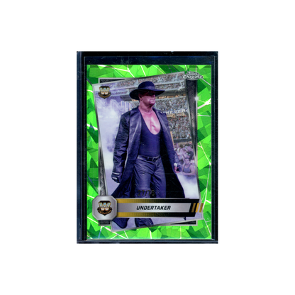 Undertaker 2025 Topps Chrome Green Ice Refractor /75