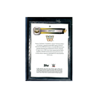 Undertaker 2025 Topps Chrome Green Ice Refractor /75