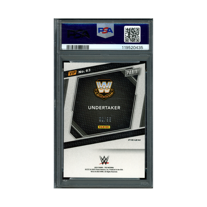 Undertaker 2023 Panini NSCC VIP Gold Green Sparkle /99 PSA 10