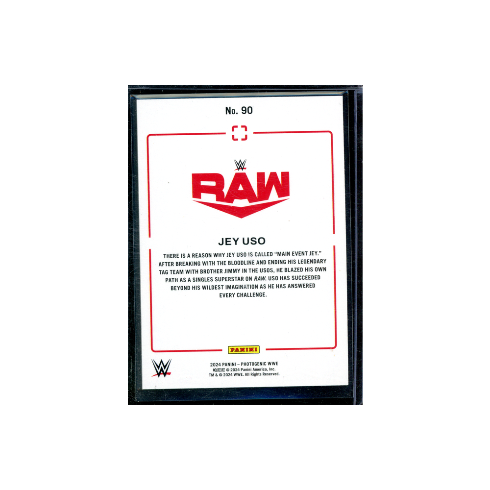 Jey Uso 2024 Panini Photogenic WWE Silver /99