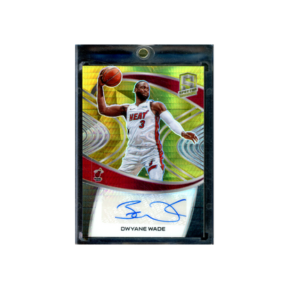 Dwyane Wade 2020-21 Panini Spectra Basketball Auto Hyper Gold /4