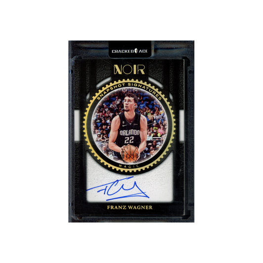 Franz Wagner 2023-24 Panini Noir Basketball Snapshot Signatures Auto Gold /10