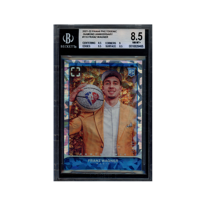 Franz Wagner 2021-22 Panini Photogenic Basketball Diamond Anniversary Rookie /75 BGS 8.5