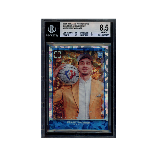 Franz Wagner 2021-22 Panini Photogenic Basketball Diamond Anniversary Rookie /75 BGS 8.5