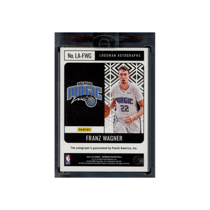 Franz Wagner 2021-22 Panini Eminence Basketball Logoman Rookie Auto /10