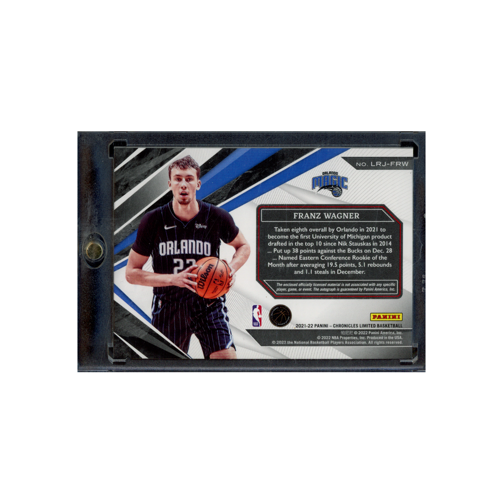 Franz Wagner 2021-22 Panini Chronicles Limited Basketball RPA /25