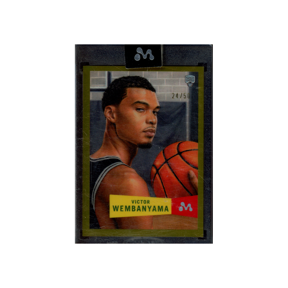 Victor Wembanyama 2024 Topps Mercury Rookie Gold /50