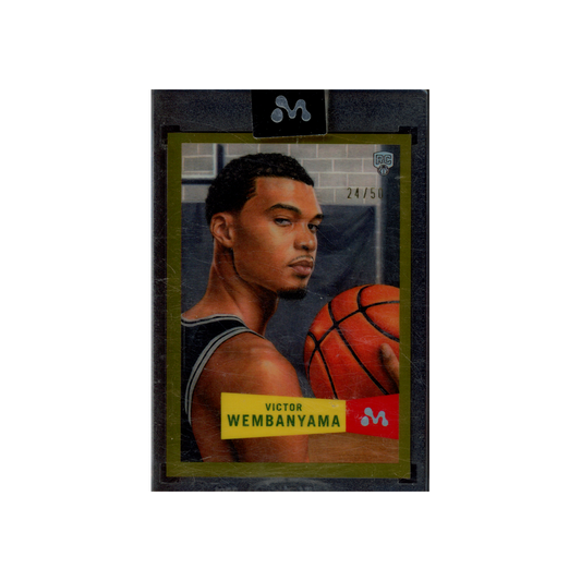 Victor Wembanyama 2024 Topps Mercury Rookie Gold /50