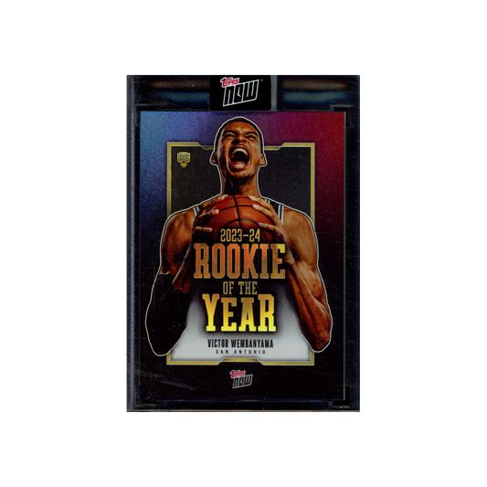 Victor Wembanyama 2024 Topps Now Rookie of the Year