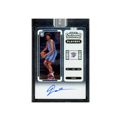 Jalen Williams 2022-23 Panini Contenders Basketball Rookie Ticket Auto White Box 1/1