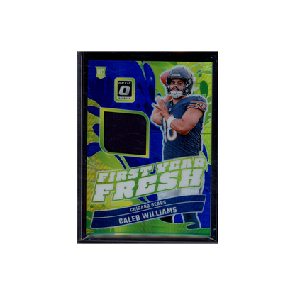 Caleb Williams 2024 Panini Donruss Optic Football First Year Fresh Rookie Patch