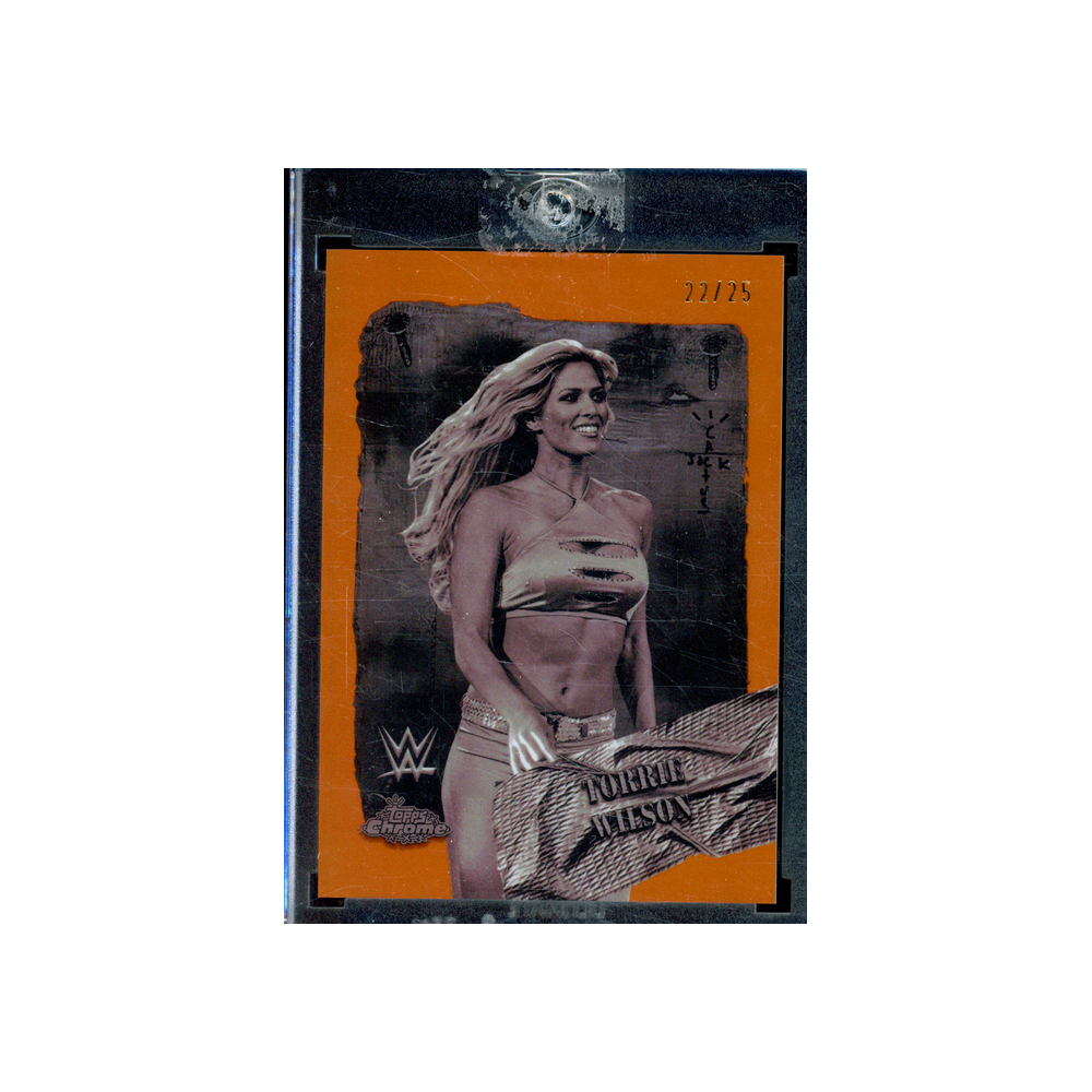 Torrie Wilson 2025 Topps Chrome Cactus Jack Orange Refractor /25