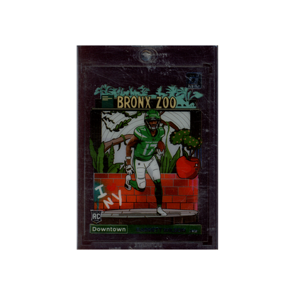 Garrett Wilson 2022 Panini Clearly Donruss Football Downtown