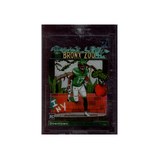 Garrett Wilson 2022 Panini Clearly Donruss Football Downtown