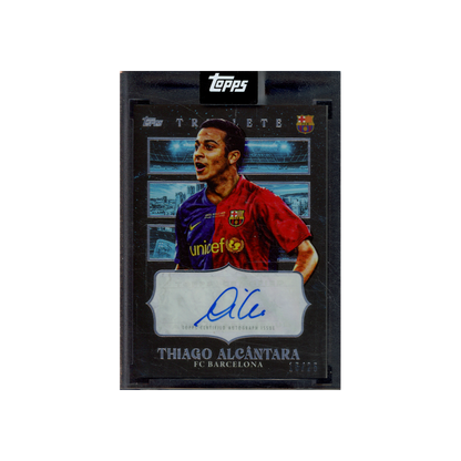 Thiago Alcantra Topps Triplete Auto /25